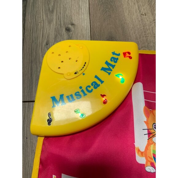 M Sanmersoen Baby Piano Floor Play Mat Musical Dancing 39.5" Animal Touch Play - Picture 3 of 6